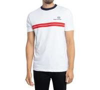 Sergio Tacchini de los hombres Nueva camiseta Supermac, Blanco
