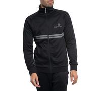 Sergio Tacchini de los hombres Nueva chaqueta deportiva Dallas, Negro