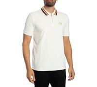 Sergio Tacchini de los hombres Polo Mahony de terciopelo con cremallera de 1/4,