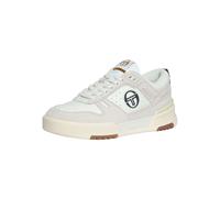 Sergio Tacchini de los hombres Zapatillas de cuero BB Court Lo, Blanco