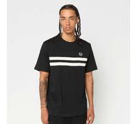 Sergio Tacchini Camiseta 'Egeo Co' negro / blanco M negro / blanco