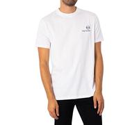Sergio Tacchini Hombre Camiseta Felton, White/Navy, M