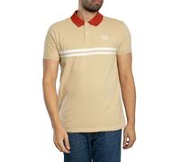 Sergio Tacchini Hombre Camiseta Tipo Polo Supermac, Mojave Dessert/Rooibos Tea/Gardenia