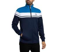 Sergio Tacchini Hombre Chamarra Deportiva Damarindo, Directoire Blue/White/Maritime Blue, L