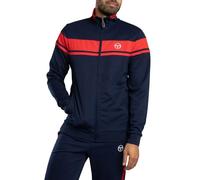 Sergio Tacchini Hombre Chamarra Deportiva Damarindo, Maritime Blue/Adrenaline Rush, S