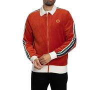 Sergio Tacchini Hombre Chaqueta Deportiva De Terciopelo Monte, Rooibos Tea/Gardenia, L