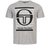 Sergio Tacchini Hombre Moda Ocio Manga Corta Top Camiseta Nuevo