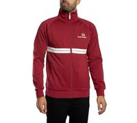 Sergio Tacchini Hombre Nueva Chaqueta Deportiva Dallas, Rhubarb/Gardenia/Aruba Blue, L