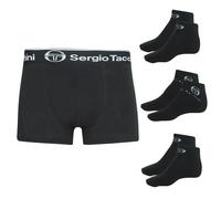 Sergio Tacchini Hombre Set: Informal Calzoncillos + 3 Par Calcetines de Deporte