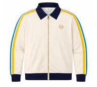 Sergio Tacchini Monte Velour Track Top Chaqueta, Gardenia/Azul Marítimo, Gardenia/Azul Marítimo, L