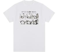 Serial Experiments Lain T Shirt Harajuku Streetwear Manga Cotton Men Tees White M