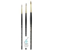 Serie 11 Maestro Pincel Redondo para Acuarela Kolinsky Marta Mechón de Forma Inglesa n.º 0 1 2