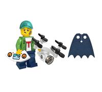 Serie 20 de minifiguras LEGO: Drone Boy con capa azul adicional - 71027
