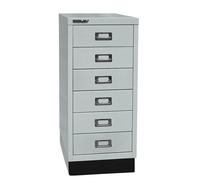 Serie 29 MultiDrawer™ BISLEY, con zócalo, DIN A4, 6 cajones