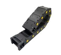 Serie 45, Cable de alambre abierto de 1 metro, cadena de arrastre, piezas de transmisión de canal CNC, tipo de sellado de línea de remolque(R300,45x125mm)