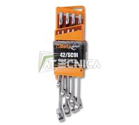 Serie 9 Llaves Combinado beta 42/SC9I 42 De 8A 19MM Con Soporte Rígido