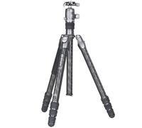Serie Benro Rhino Frhn34c Trpode de fibra de carbono y VX30 4 Secciones Cabeza