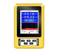Serie BR-9A/BR-9B/BR-9C Detector De Radiación Portátil Dosímetro Multifuncional Monitor Probador Medidor EMF Sensibilidad en todo momento con total confianza(Yellow XR-3)
