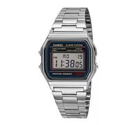 Serie Casio A158WA | Reloj Digital Unisex | Vintage | Cronómetro de 100 segundos | Alarma Diaria | Control de Horario Regular | Batería de 7 Años de Duración A158WA-1DF