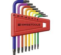 Serie CHIAVI maschio piegate colorate per Viti Torx PB Swiss Tools Rainbow