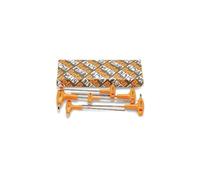 SERIE DE 8 LLAVES MASCULINO HEXAGONAL DOBLADO CON MANGO PARA MANIOBRAR CROMO