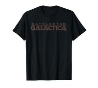 Serie de Ciencia ficción con el Logotipo clásico de Battlestar Galactica Camiseta