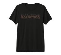 Serie de Ciencia ficción con el Logotipo clásico de Battlestar Galactica Camiseta Premium