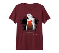 Serie de Ciencia ficción Cylon Six Battlestar Galactica Camiseta Premium