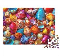 Serie de Conchas Puzzles 1000 Piezas De Cartón Grueso Rompecabezas Anti Estrés Adultos para Cena con Amigos como Regalo Original 52x38cm/1000pcs