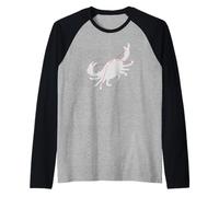 Serie de constelaciones del zodiaco: Cáncer el cangrejo (o langosta) Camiseta Manga Raglan