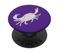 Serie de constelaciones del zodiaco: Cáncer el cangrejo (o langosta) PopSockets PopGrip Adhesivo