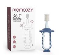 Serie de cuidado bucal Momcozy: cepillo de dientes para bebé | Color: Azul