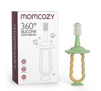 Serie de cuidado bucal Momcozy: cepillo de dientes para bebé | Color: Verde