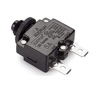Serie de disyuntores 5A 6A 7A 8A 9A 10A 12A 15A 20A 25A 28A Mini disyuntor reinicio manual Interruptor protector sobrecarga(5a,No cap)
