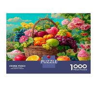 Serie de Frutas 1000-piezas Puzzle - Cartón Reciclado & Puzzle Arte Cesta de Frutas Tropicales 70x50cm/1000pcs para Amigos