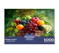 Serie de Frutas Puzzle 1000 Piezas - Frutas Brillantes, para Adultos, Rompecabezas Desafiante, para Niños +14 Años, 38x26cm/1000pcs