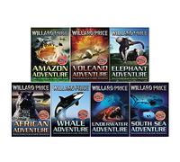 Serie de libros de aventuras de Hal y Roger Hunt Colección de libros 1 a 7 de Willard Price (Aventura en el Amazonas, Mar del Sur, Submarino, Volcán, Ballena, África y Elefante)