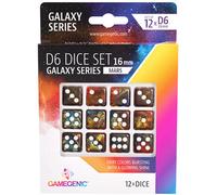 Serie Galaxy de calidad premium genuina de Gamegenic: juego de dados D6 de 16 mm