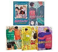 Serie Heartstopper Volumen 1-4 y Anuario Heartstopper (tapa dura) Colección de 5 libros de Alice Oseman