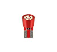 Serie Led 12V - 6 Led SMD - (T10) - W2,1x9,5d - 2 piezas - Caja - Blanco - Doble polaridad - Resistencia incorporada