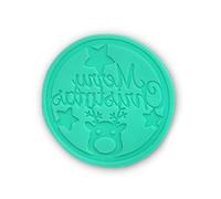 Serie navideña Molde de silicona Polímero derretido de cera Aromaterapia Fabricación de moldes de gelatina para magdalenas hechos a mano Suministros de decoración Molde de silicona para jabón