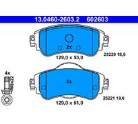 Serie Pastillas de Freno Delantero 602603 13.0460-2603 Set Tabletas Frenos