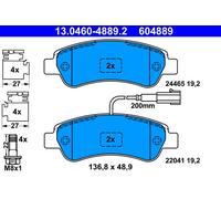 Serie Pastillas de Freno Trasero 604889 13.0460-4889 Set Tabletas Frenos