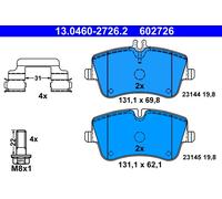 Serie Pastillas Freno 602726 13.0460-2726 Set Tabletas Frenos