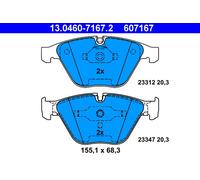 Serie Pastillas Freno 607167 13.0460-7167 Set Tabletas Frenos