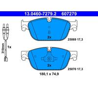 Serie Pastillas Freno 607279 13.0460-7279 Set Tabletas Frenos
