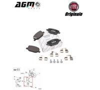 Serie Pastillas Freno Trasero Original Alfa Romeo 159 Brera Spider 77363818