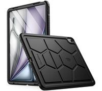 Serie Poetic TurtleSkin dise?ada para iPad Air 13 (2024) Funda resistente a prueba de golpes, de silicona, apta para ni?os, color negro