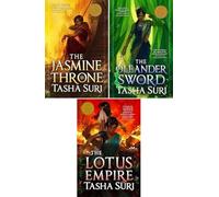 Serie The Burning Kingdoms, juego de colección de 3 libros, el trono de jazmín, la espada de adelfa, el imperio del loto, de Tasha Suri