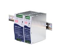 Serie WDR-120 180-550VAC Voltaje de Entrada 24V DC 12V 48V 120W Fuente de alimentación de Carril DIN Industrial de Salida única(24V)